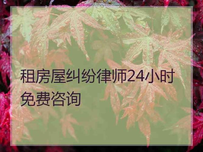 河西房屋出租，免费24小时房屋律师咨询！